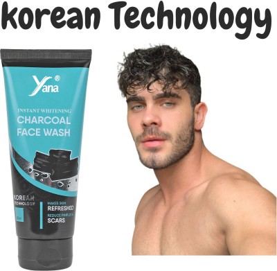 Yana MEN BEST CHARCOAL FACE WASH FOR ACNE Face Wash(60 ml)