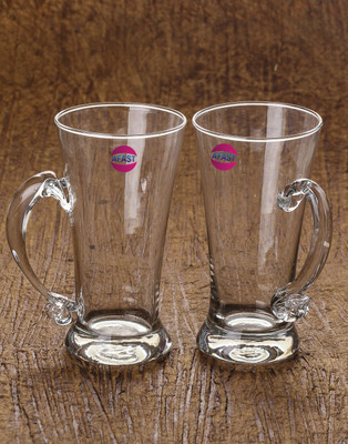 Somil (Pack of 2) Multipurpose Drinking Glass -B127 Glass Set Water/Juice Glass(250 ml, Glass, Clear)