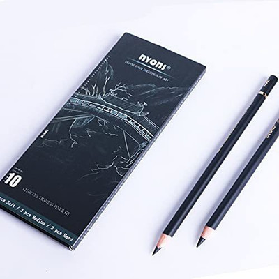 Ondesk Artics Artists' Fine Art Drawing Charcoal Pencil Kit Pencil(Pack of 10)