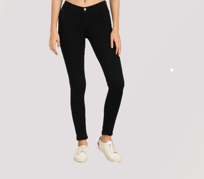 INAAYA Super Skinny Women Black Jeans