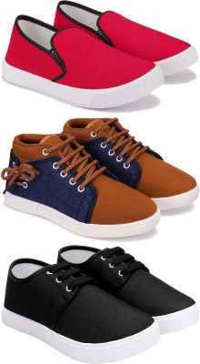 Camfoot Boys Lace Sneakers(Multicolor)