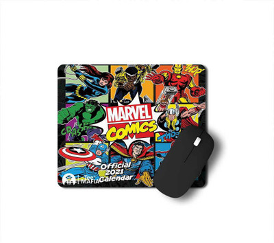 Tee Mafia Marvel Comics Mouse Pad Mousepad(Multicolor)