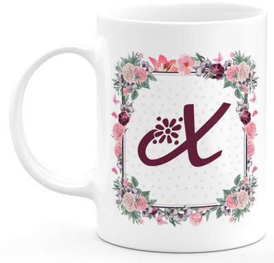 TrendoPrint Alphabet Letter X Name Printed Ceramic Birthday Anniversary Return Gift Best Gift For Brothers Sisters Sis Bro Friends Mom Dad Nanu Nani Dadu Dadi Bhaiya Bhabhi Didi Jiju Boys Girls Kids Son Daughter Rakhshabandha Raksha Bandhan Rakhi Gifts Ceramic Coffee Mug(350 ml)