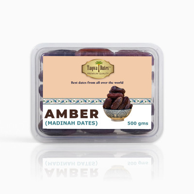 TAQWA DATES AMBER MADINAH DATES Dry Dates(1 x 500 g)
