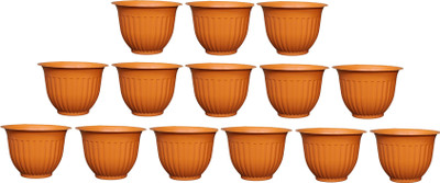 Picvel Plant Container Set(Pack of 14, Plastic)