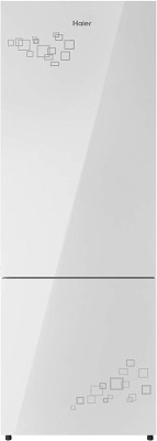 Haier 276 L Frost Free Double Door 3 Star Refrigerator(Black, HRB-2964PMG)