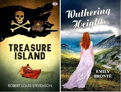 Treasure Island + Wuthering Heights (Combo Of 2 Books)(Paperback, Robert Louis Stevenson, Emily Bronte)