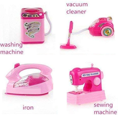 prisma collection Household Kitchen Play Cart Kitchen Set Toy with Lights and Music, Small