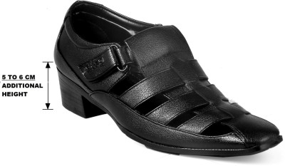 BXXY Men Sandals(Black , 10)