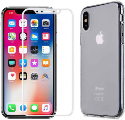 Kookee Tempered Glass Guard for Apple iPhone X(Pack of 2)