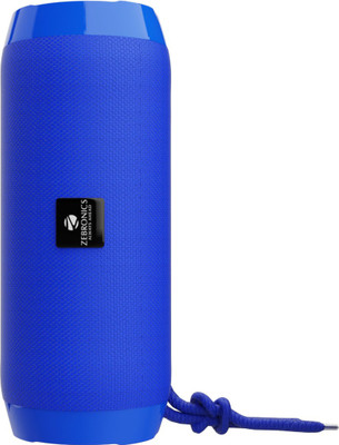 ZEBRONICS Zeb-Action TWS Wireless Portable Speaker,12h* Playback with RGB Lights 10 W Bluetooth Speaker(Blue, Stereo Channel)