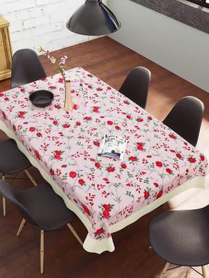 Casanest Printed 4 Seater Table Cover(Multicolor, PVC)