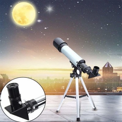 lukzer 1PC Outdoor HD Monocular Space Telescope Astronomical 90X Refractive Telescope with Portable Travel Tripod Reflecting Telescope(Manual Tracking)