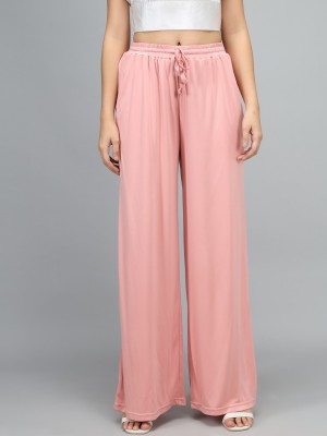 KOTTY Relaxed Women Pink Trousers