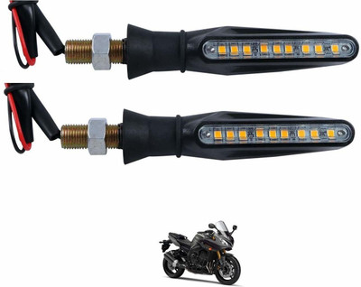KOZDIKO Front, Rear LED Indicator Light for Yamaha Fazer(Black)