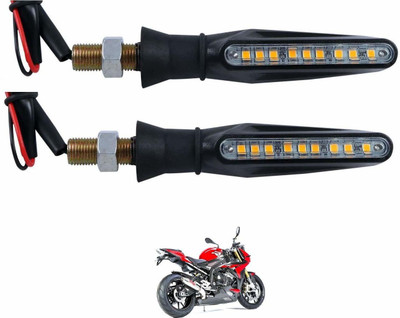 KOZDIKO Front, Rear LED Indicator Light for Universal For Bike Universal For Bike(Black)