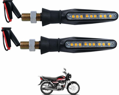 KOZDIKO Front, Rear LED Indicator Light for Hero Hunk(Black)