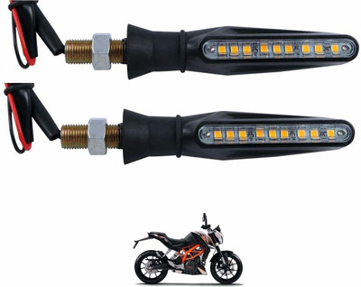 KOZDIKO Front, Rear LED Indicator Light for KTM Duke 390(Black)