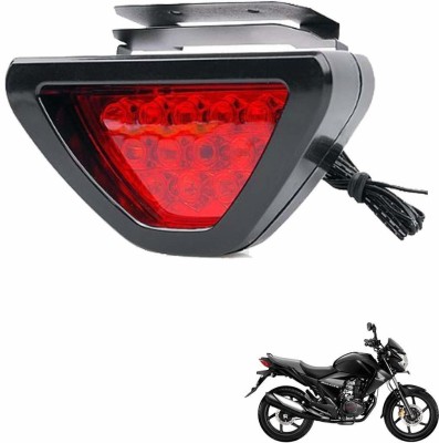 KOZDIKO Bike Triangle Shape 12 LED Brake Light with Flash Mode for Honda CB Unicorn Reversing Light Motorbike LED for Honda (12 V, 55 W)(Universal For Bike, Pack of 1)