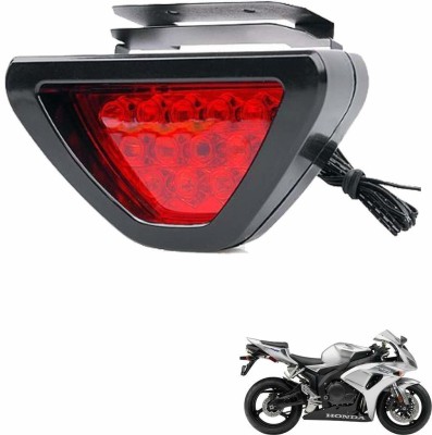KOZDIKO Bike Triangle Shape 12 LED Brake Light with Flash Mode for Honda CBR 1000 RR Reversing Light Motorbike LED for Honda (12 V, 55 W)(Universal For Bike, Pack of 1)