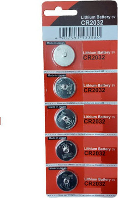 spincart CR2032 3V Lithium Batteries Button Coin Cell  Battery(Pack of 5)