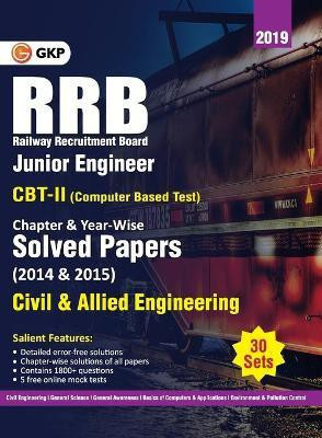 Rrb 2019 Junior Engineer CBT II 30 Sets Chapter-Wise & Year-Wise Solved Papers (2014 & 2015) Civil & Allied Engineering(English, Paperback, Gkp)