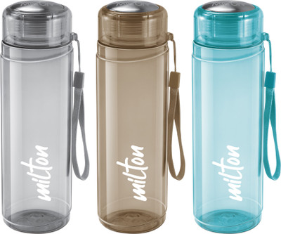 MILTON 1000 ml Plastic Bottle(Pack of 3, Multicolor)