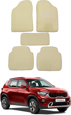 MATIES Leatherite Standard Mat For  Universal For Car(Beige)