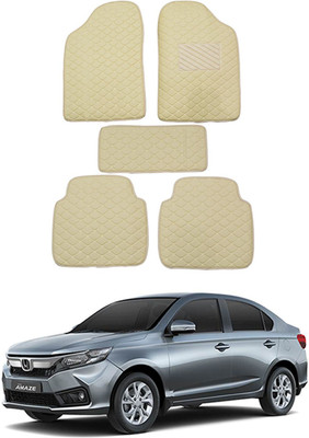 AYW Leatherite 5D Mat For  Honda Amaze(Beige)