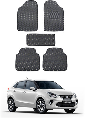 AYW Leatherite 5D Mat For  Toyota Glanza(Black)