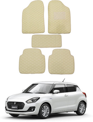 AYW Leatherite 5D Mat For  Maruti Suzuki New Swift(Beige)