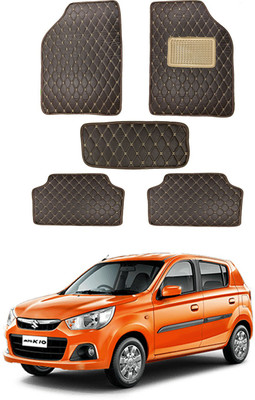 AYW Leatherite 5D Mat For  Maruti Suzuki Alto K10(Brown)