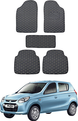 AYW Leatherite 5D Mat For  Maruti Suzuki Alto 800(Black)