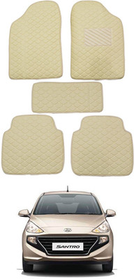 AYW Leatherite 5D Mat For  Hyundai Santro(Beige)