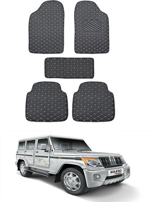 MATIES Leatherite Standard Mat For  Universal For Car(Black)