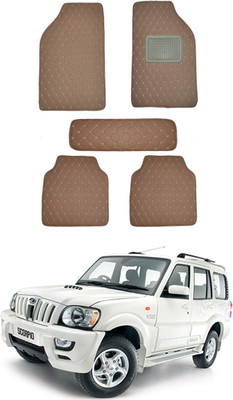 AYW Leatherite 5D Mat For  Mahindra Scorpio(Brown)