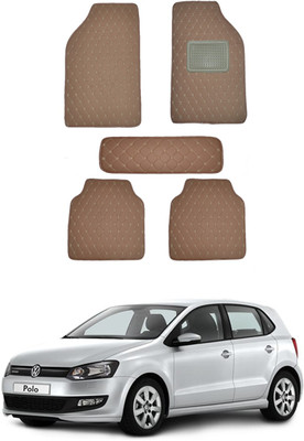 MATIES Leatherite Standard Mat For  Universal For Car(Brown)