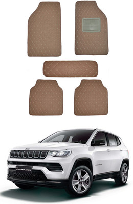 AYW Leatherite 5D Mat For  Jeep Jeep(Brown)