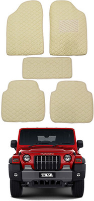 AYW Leatherite 5D Mat For  Mahindra Thar(Beige)