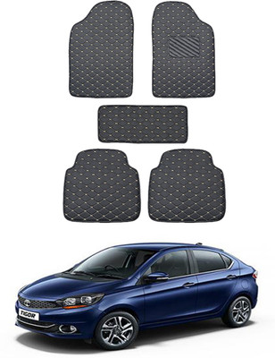 MATIES Leatherite Standard Mat For  Universal For Car(Black)