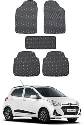 AYW Leatherite 5D Mat For  Hyundai Grand i10(Black)