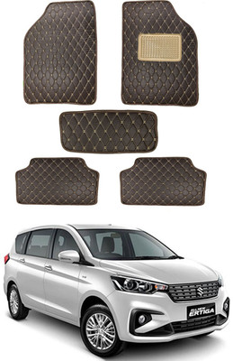 MATIES Leatherite Standard Mat For  Universal For Car(Brown)