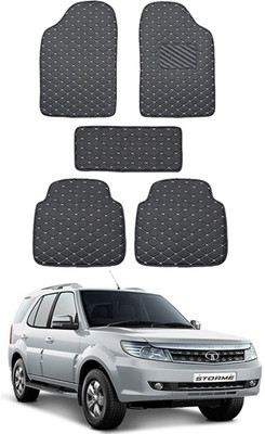 AYW Leatherite 5D Mat For  Tata Safari Storme(Black)
