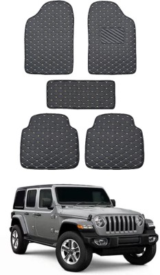 AYW Leatherite 5D Mat For  Jeep Jeep(Black)