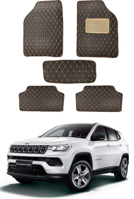 MATIES Leatherite Standard Mat For  Universal For Car(Brown)