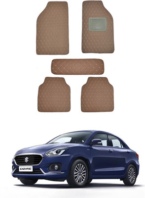 MATIES Leatherite Standard Mat For  Universal For Car(Brown)
