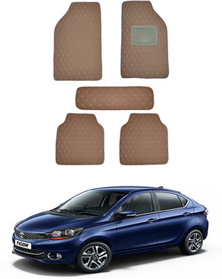MATIES Leatherite Standard Mat For  Universal For Car(Brown)