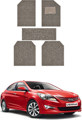 AYW PVC 5D Mat For  Hyundai Verna(Beige)