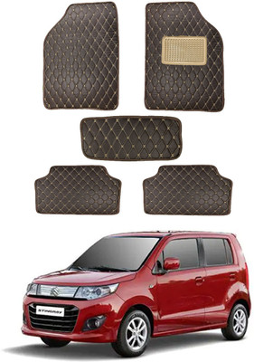 MATIES Leatherite Standard Mat For  Universal For Car(Brown)