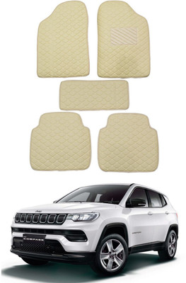 RKPSP Leatherite 5D Mat For  Universal For Car(Beige)